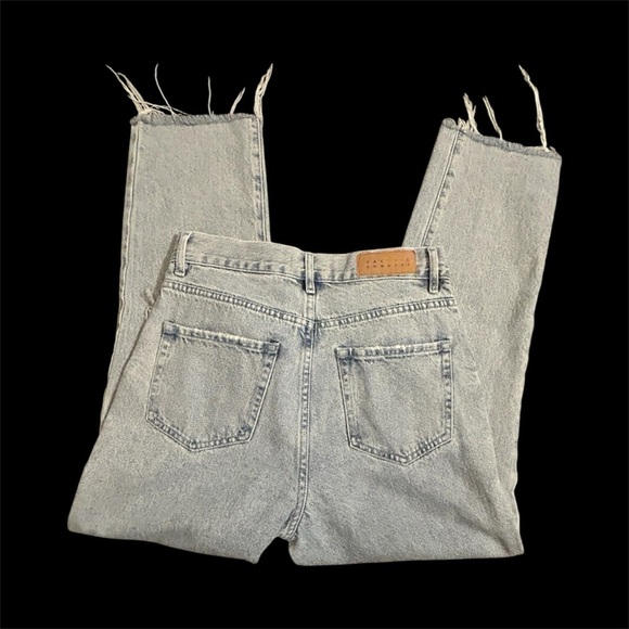 PacSun Light Blue Distressed Ankle Jeans - Picture 4 of 7